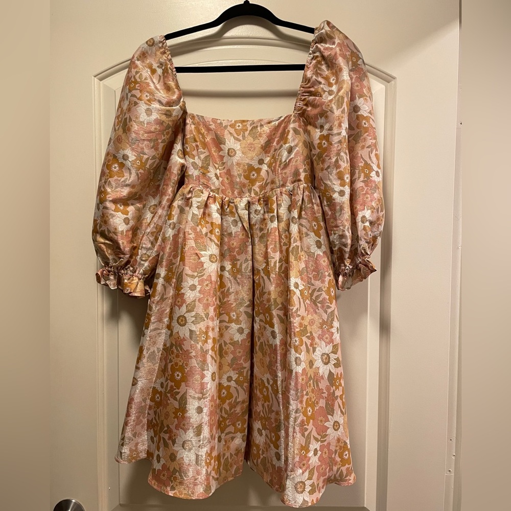 Storia babydoll mini dress